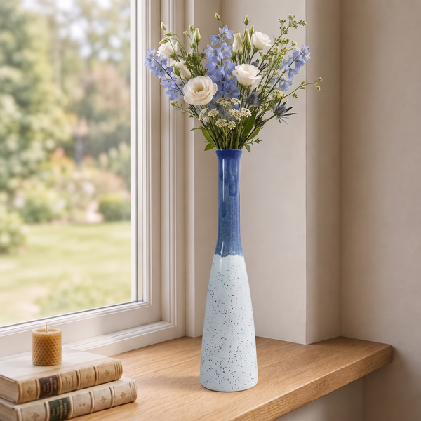 Elaris Cone Bottle Handcrafted Ceramic Vase