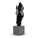 Elaris Abstract Horse Sculpture -  Black Finish
