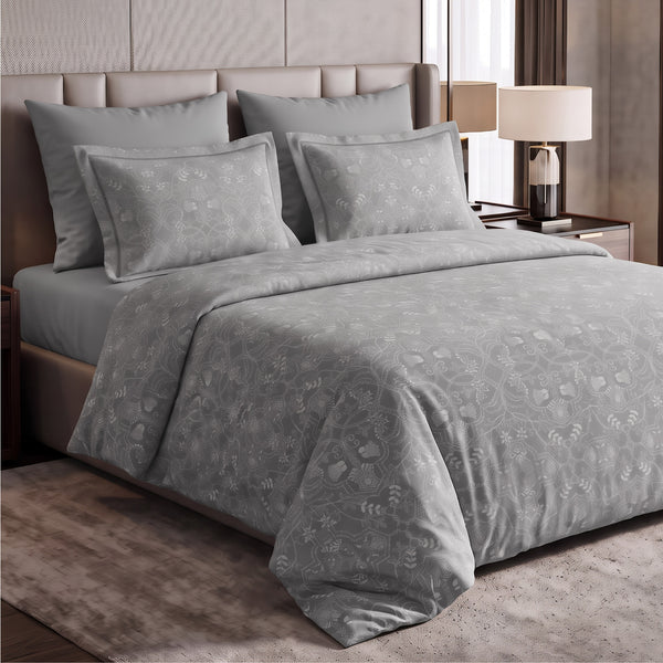 Medallion Bloom King Fitted 100% Cotton Bedsheet Set