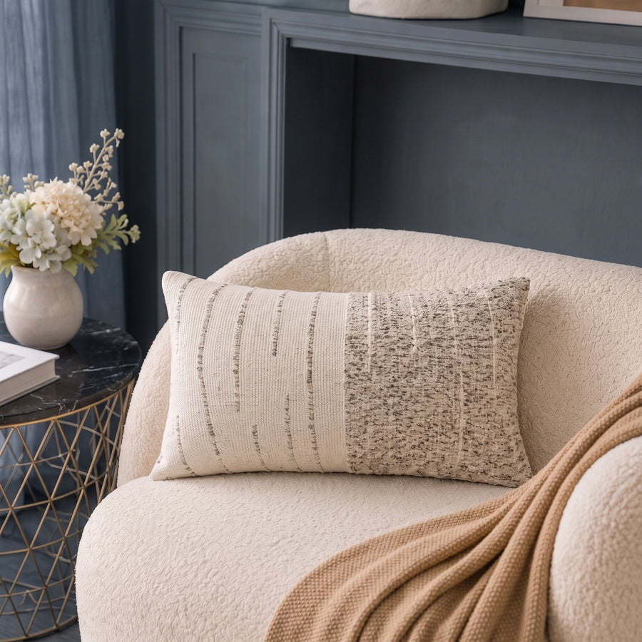 Elaris Half & Half Texture Cushion Cover