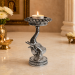 Elaris Elephant Candle Holder Decorative Showpiece
