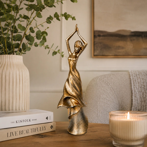 Elaris Dancing Lady Showpiece - Elegant Contemporary Finish