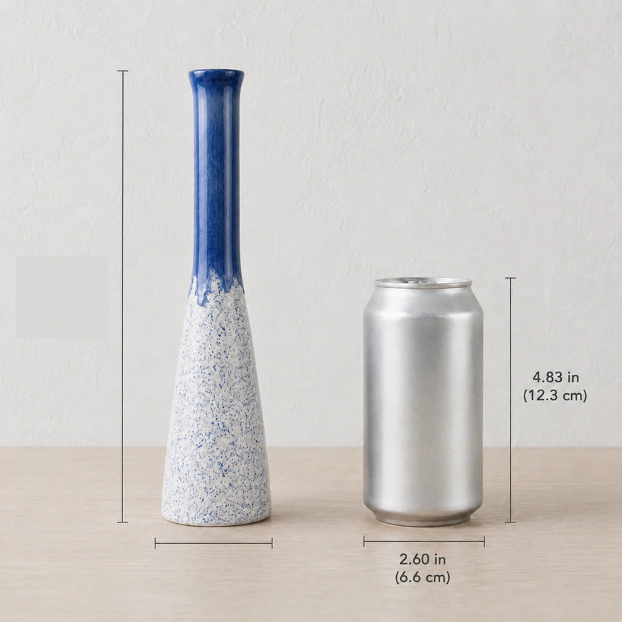 Elaris Cone Bottle Handcrafted Ceramic Vase