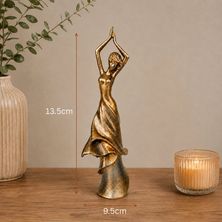 Elaris Dancing Lady Showpiece - Elegant Contemporary Finish