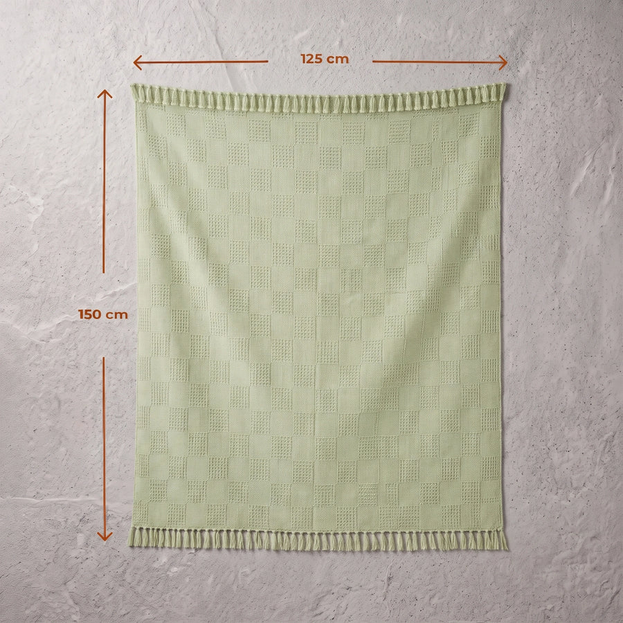 Elaris Sage Weave Throw