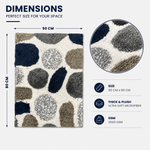 STONIS Soft & Fluffy Mat use as Door Mat/Office/Floor/Bathroom etc. (40x60 cm) Anti-Slip (Pack of 1-1) Demo 1
