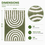 Geometric Arch Design Anti Slip Bath Mat, 40 x 60 cm