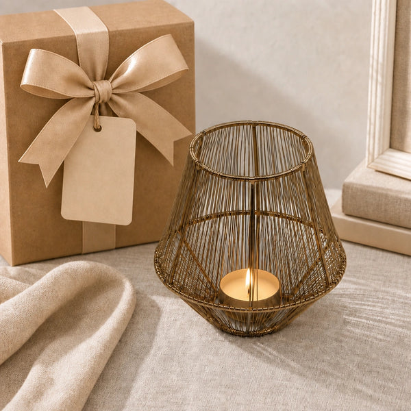 Elaris Wireframe Tealight Holder –  Small