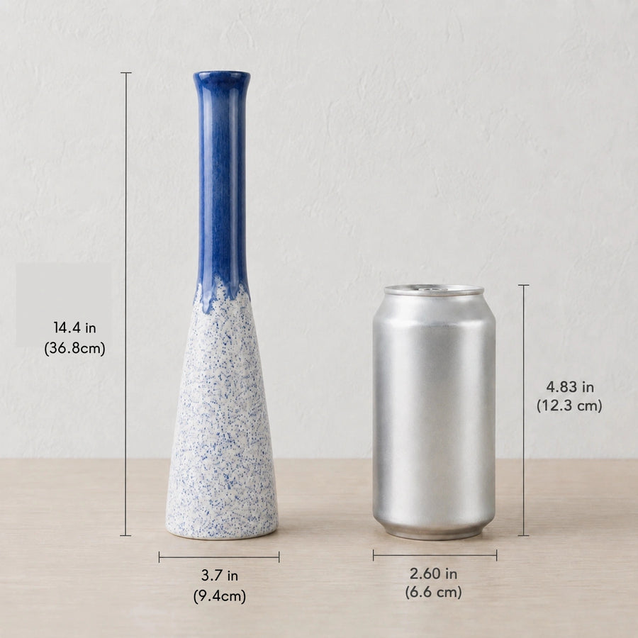 Elaris Cone Bottle Handcrafted Ceramic Vase