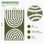 Geometric Arch Design Anti Slip Bath Mat, 50 x 80 cm