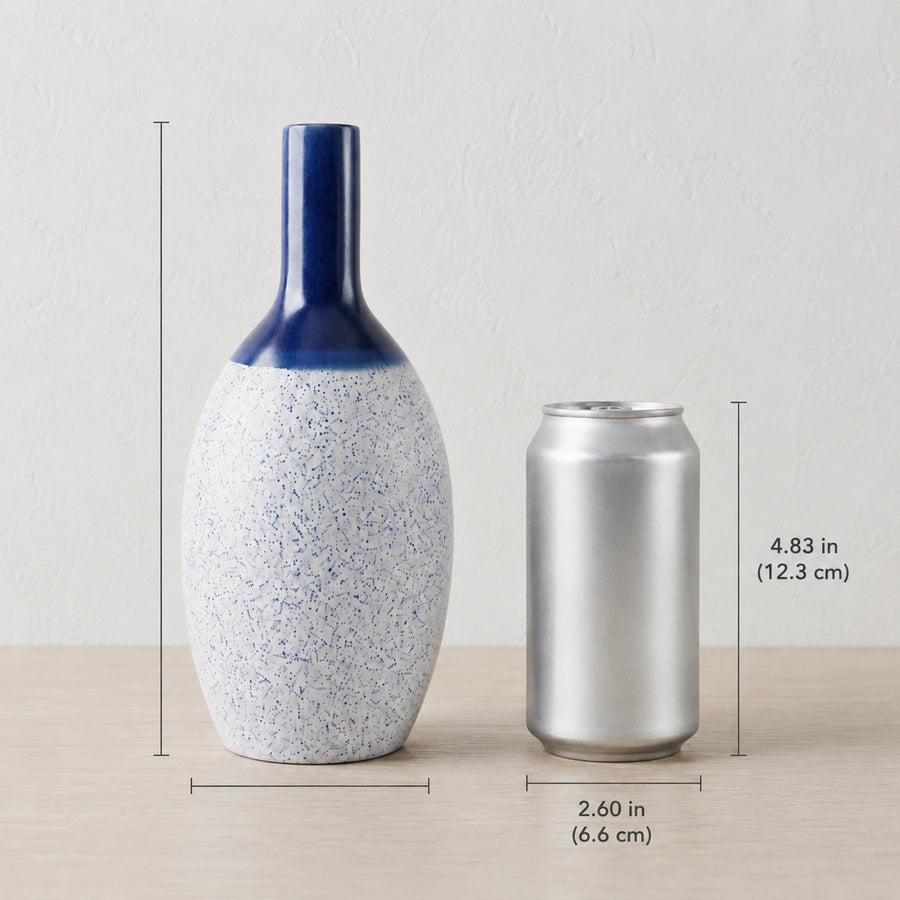 Elaris Deep Tide Handcrafted Ceramic Vase