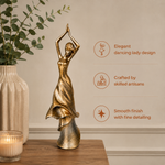 Elaris Dancing Lady Showpiece - Elegant Contemporary Finish