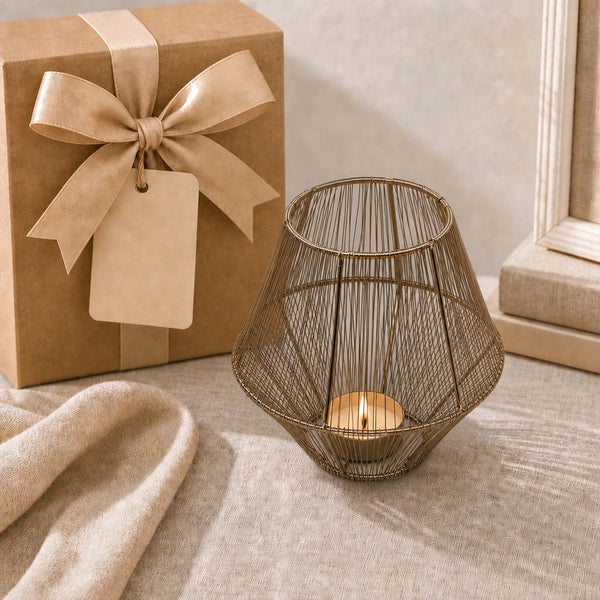 Elaris Wireframe Tealight Holder –  Large