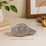 Elaris Shankh – Small Size, Silver Plated Showpiece