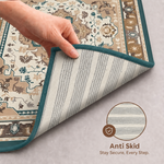 Ivory Heritage Anti-skid Washable Carpet & 2 Runner Set