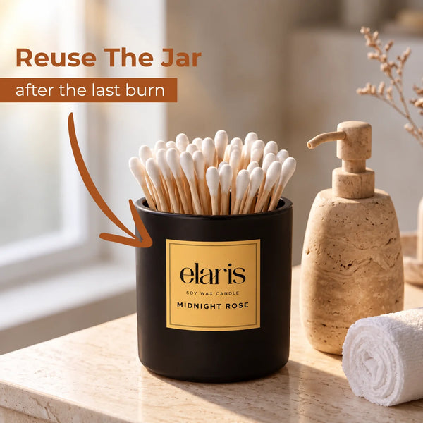 Elaris Midnight Rose Scented Candle