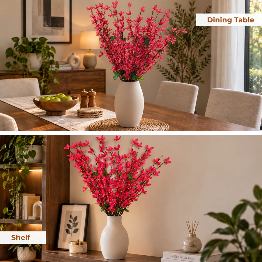 Elaris Everbloom Pink Forsythia – Single Stem, 60cm