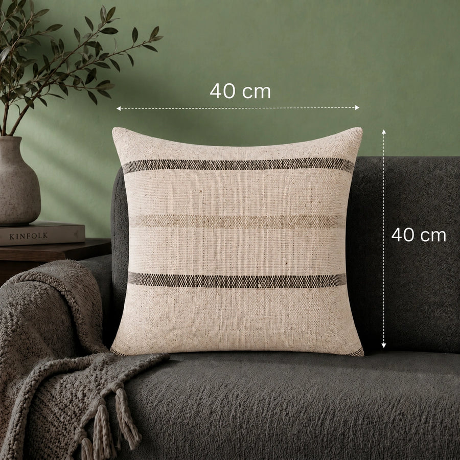 Elaris Stone Stripe Cushion Cover