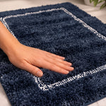 Geometric Border Design Anti Slip Bath Mat, 50 x 80 cm