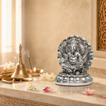 Elaris Ganesha Idol with Decorative Arch Showpiece