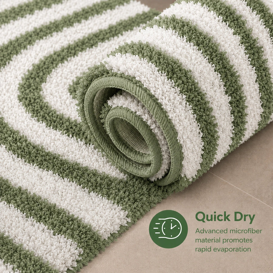 Geometric Arch Design Anti Slip Bath Mat, 50 x 80 cm