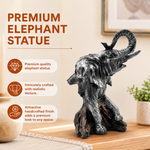 Elaris Majestic Elephant Figurine - Bronze Showpiece