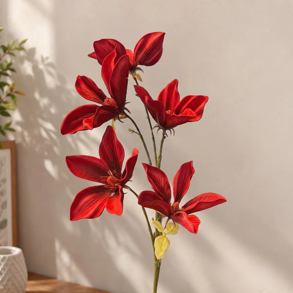 Elaris Everbloom Red Lily – Single Stem, 80cm | EVA Foam