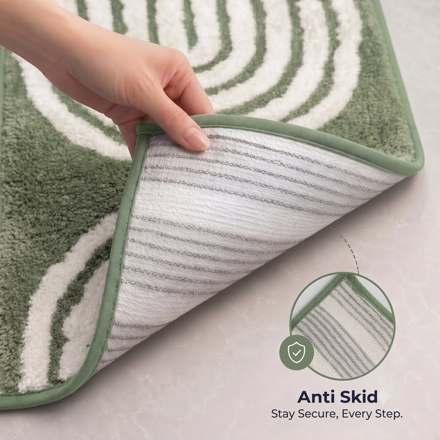 Geometric Arch Design Anti Slip Bath Mat, 40 x 60 cm