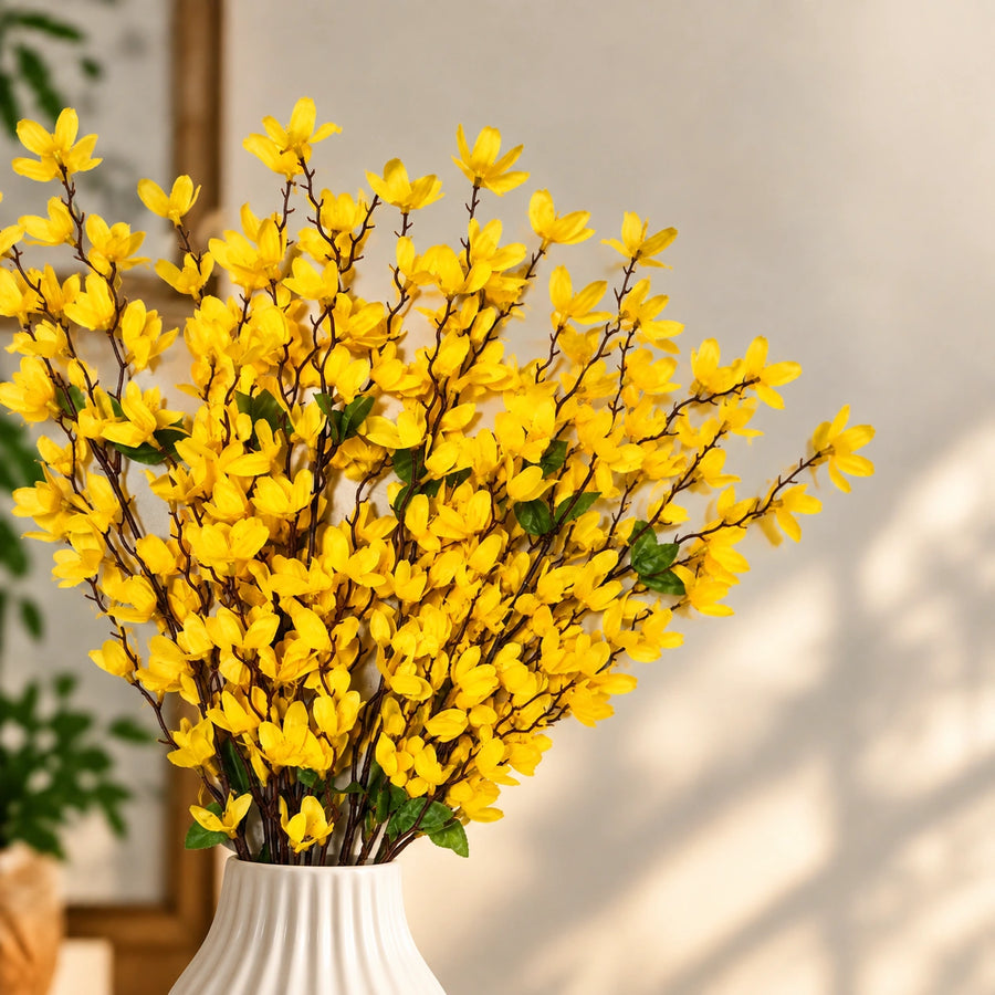 Elaris Everbloom Yellow Forsythia – Single Stem, 60cm