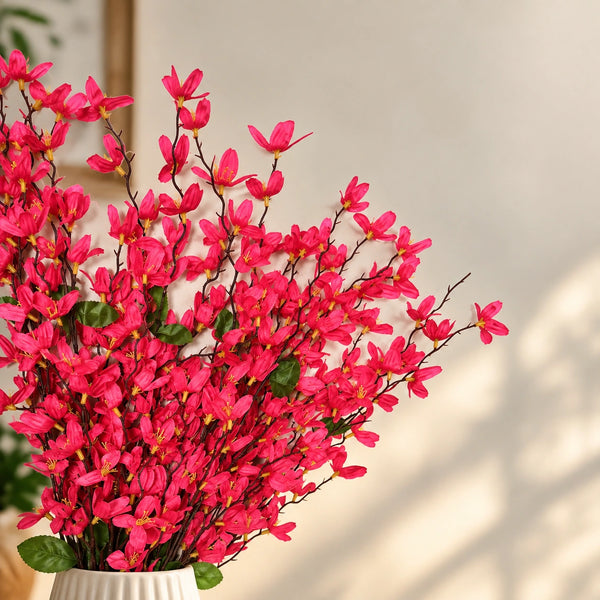 Elaris Everbloom Pink Forsythia – Single Stem, 60cm