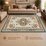 Ivory Heritage Anti-skid Washable Carpet & 2 Runner Set