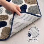 Modern Pebbled Mosaic Anti Slip Bath Mat, 50 x 80 cm