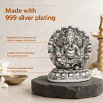 Elaris Ganesha Idol with Decorative Arch Showpiece