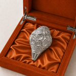 Elaris Shankh – Small Size, Silver Plated Showpiece
