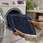 Geometric Border Design Anti Slip Bath Mat, 40 x 60 cm