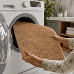 Solid Beige Anti Slip Bath Mat, 40 x 60 cm