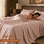 Elaris Solid Caramel King Flat 100% Cotton Bedsheet Set