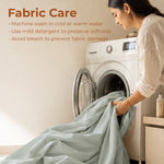 Elaris Solid Sage Green King Flat 100% Cotton Bedsheet Set